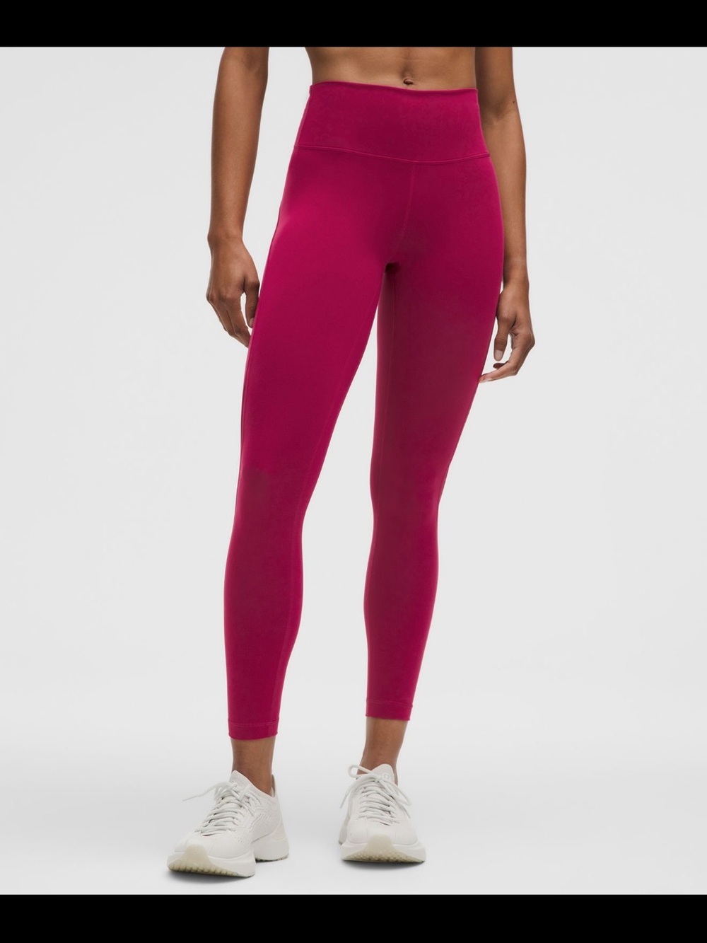 Lululemon Wunder Train HR Tight 28” Pockets Magenta Smoke NWT Size 0
